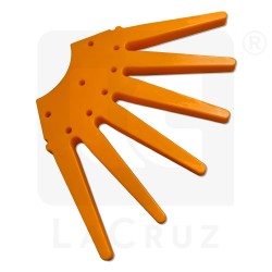 INTAPO70A - Pièce de rechange pour bineuses à doigts pour viticulture - Ø 70 cm - version orange