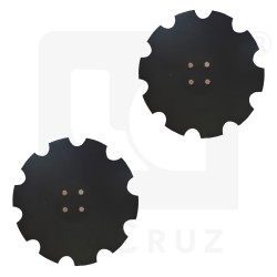 INTCDD - Paire de disques indipendents, Ø 45 cm